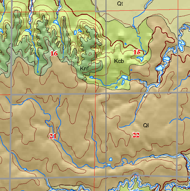 small geologic map