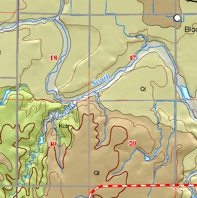 small geologic map