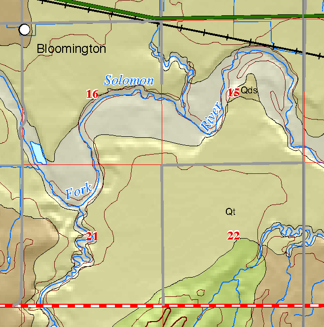 small geologic map