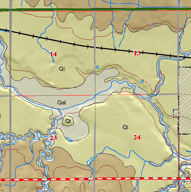 small geologic map