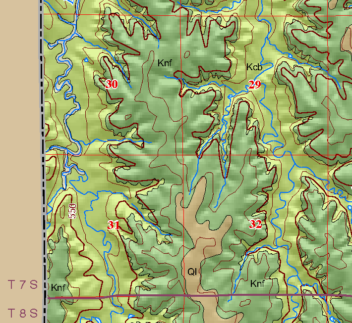 small geologic map
