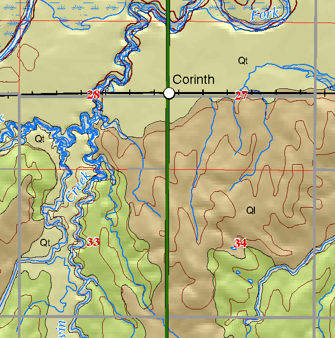 small geologic map