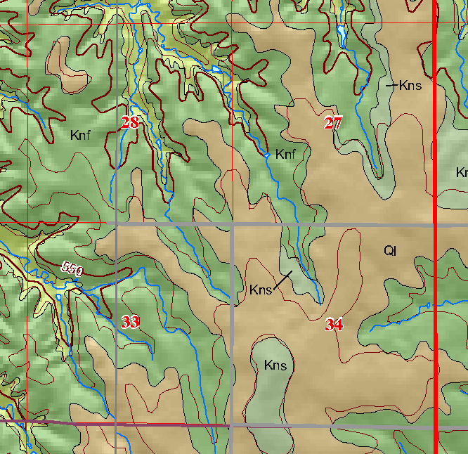 small geologic map