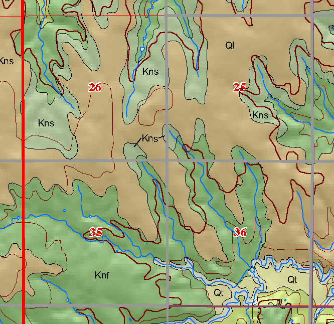 small geologic map