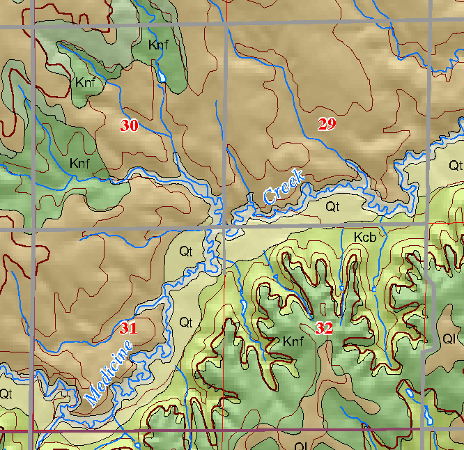 small geologic map