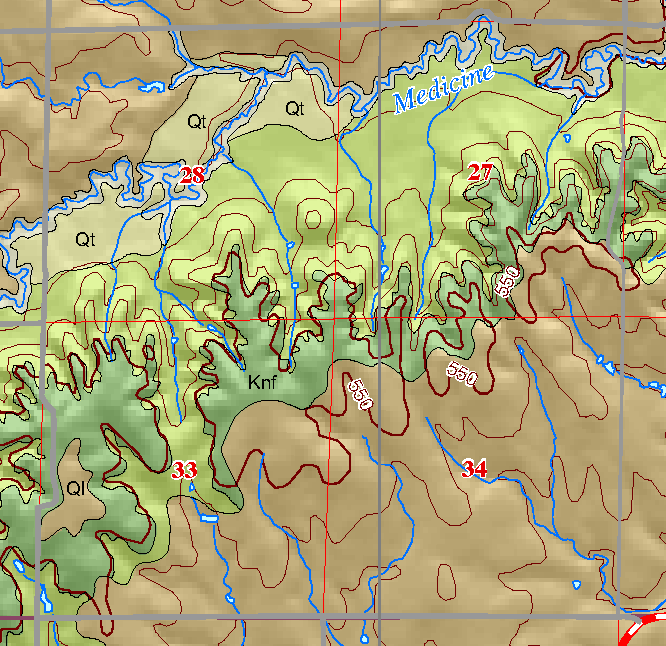 small geologic map