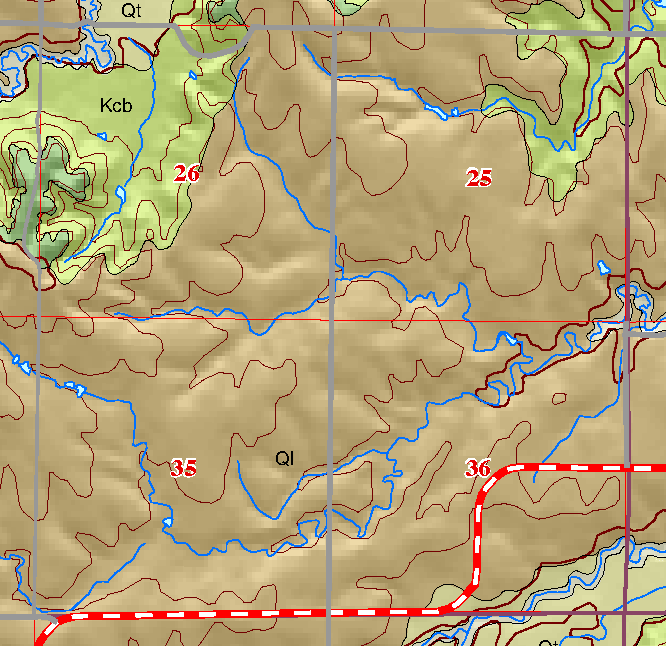 small geologic map