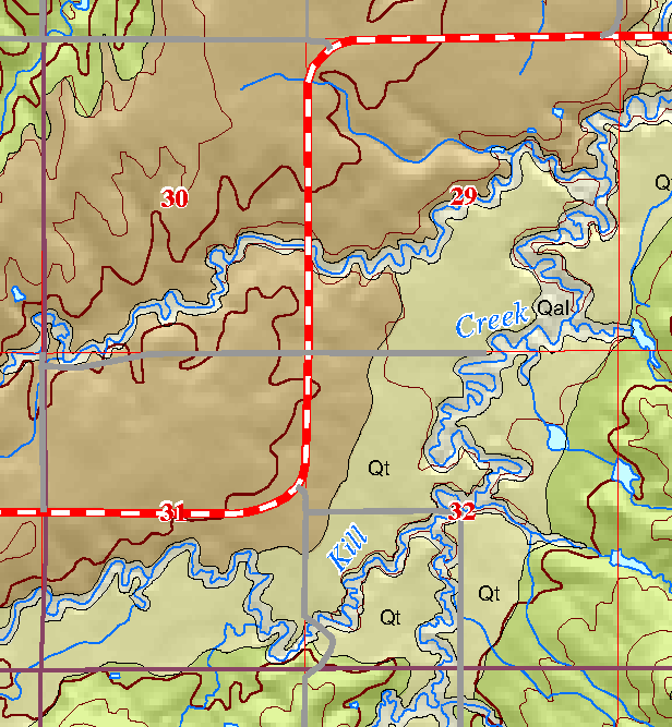 small geologic map