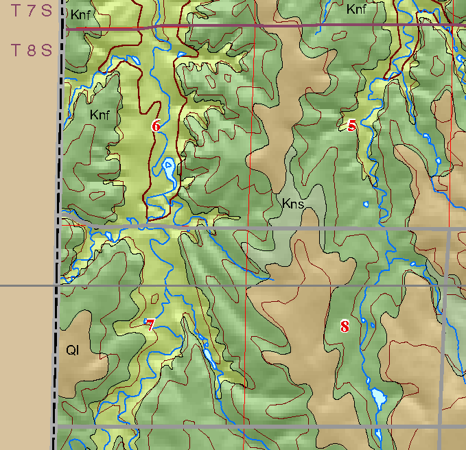 small geologic map