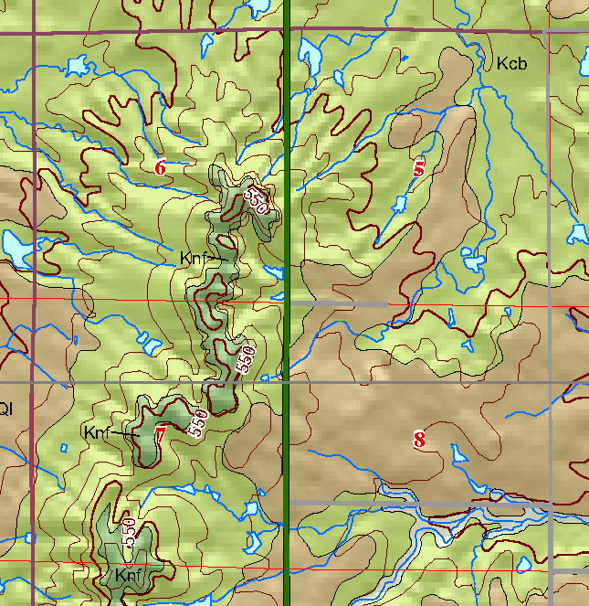 small geologic map