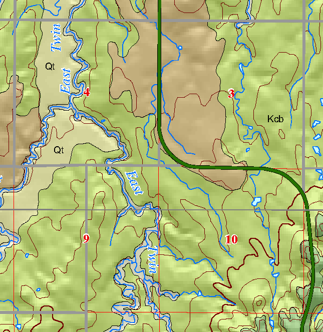 small geologic map