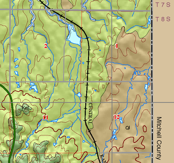 small geologic map