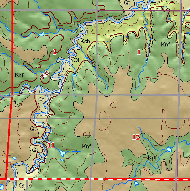 small geologic map