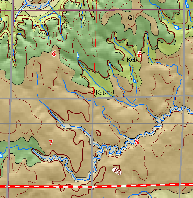 small geologic map