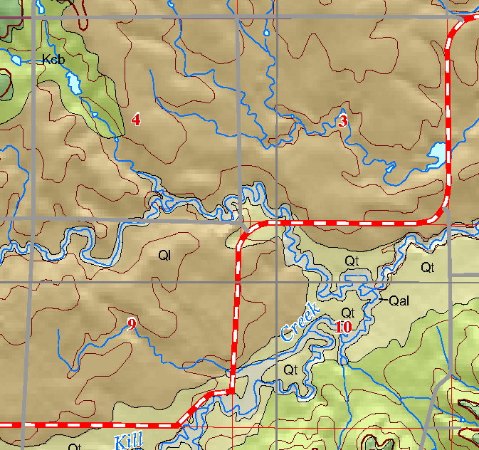 small geologic map