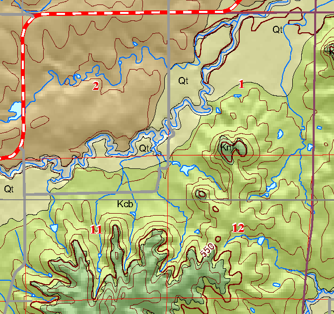 small geologic map