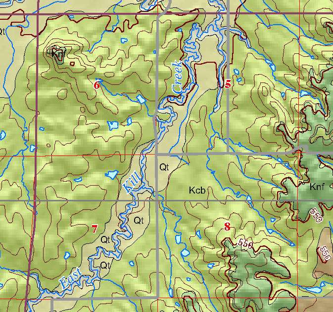 small geologic map