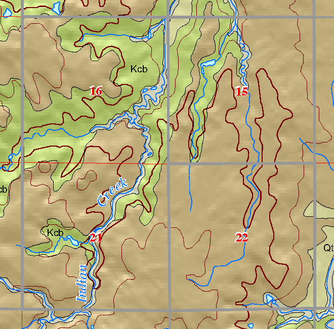 small geologic map