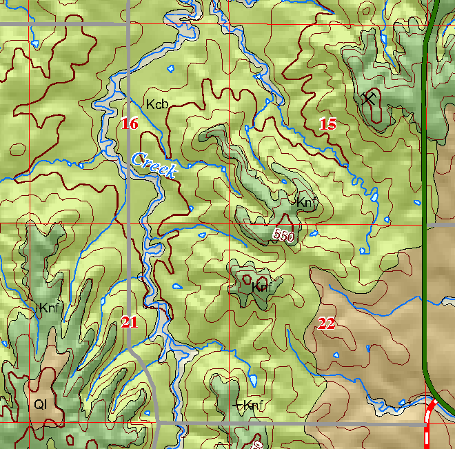 small geologic map