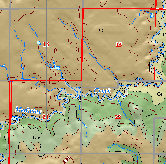 small geologic map