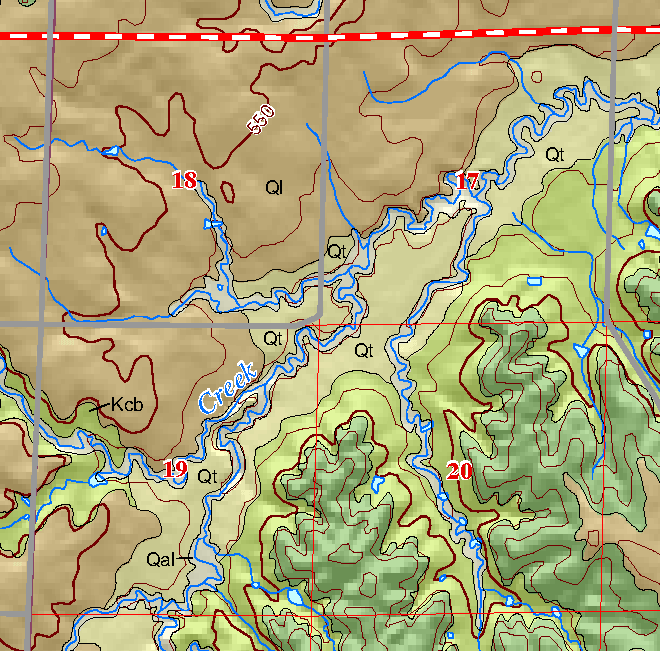 small geologic map