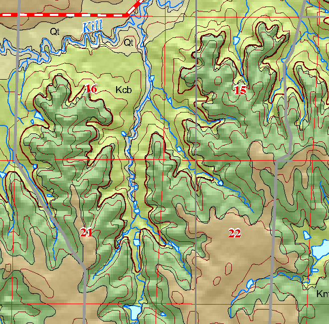 small geologic map