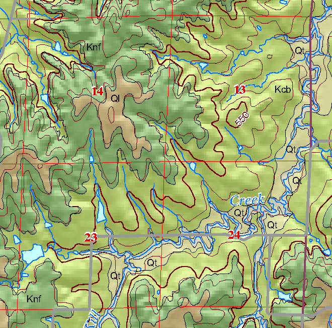 small geologic map