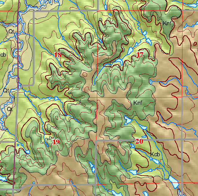 small geologic map