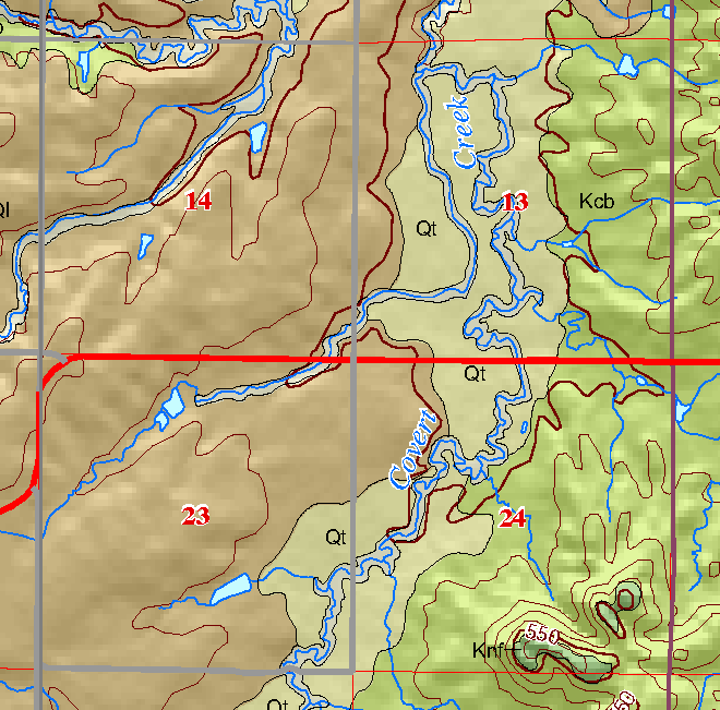 small geologic map