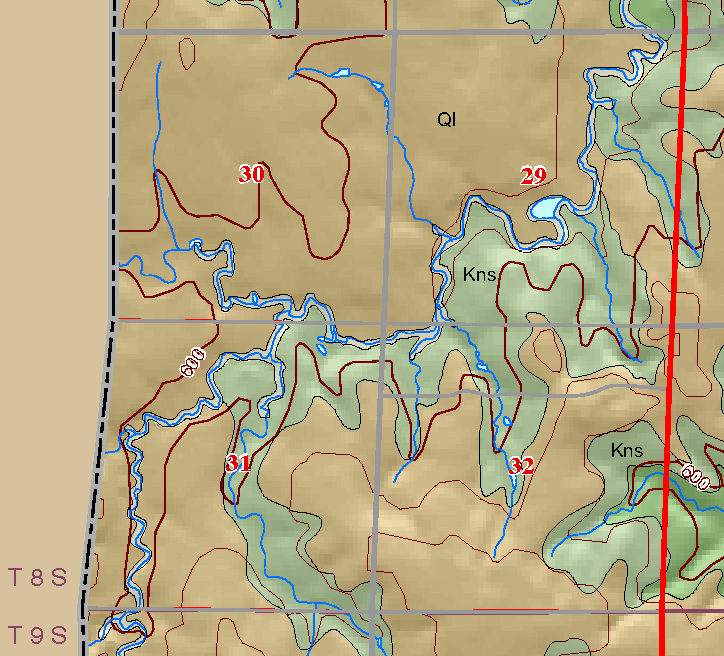 small geologic map