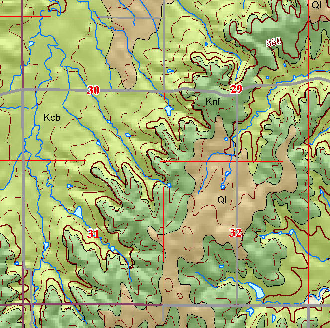 small geologic map