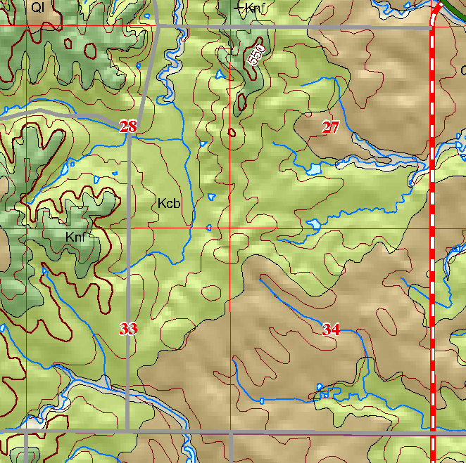 small geologic map