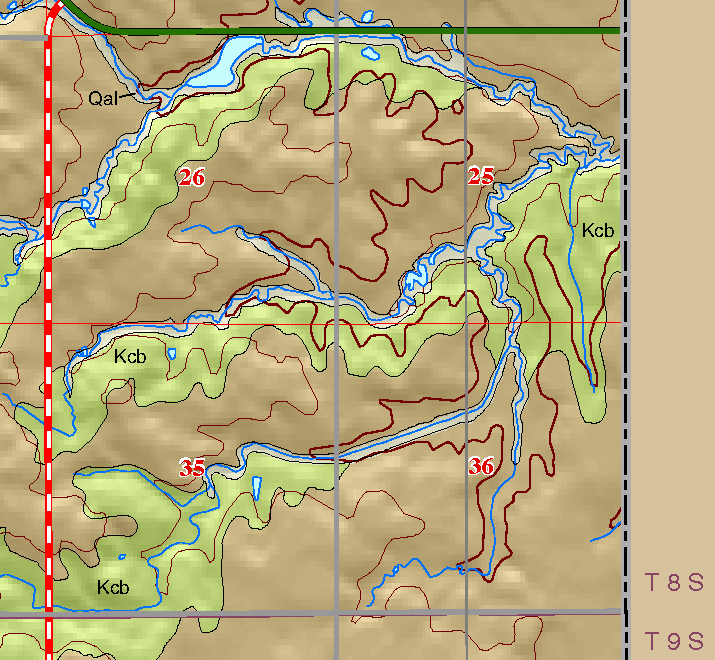 small geologic map