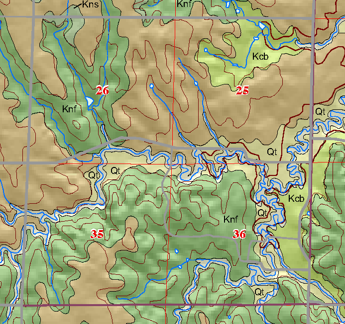 small geologic map