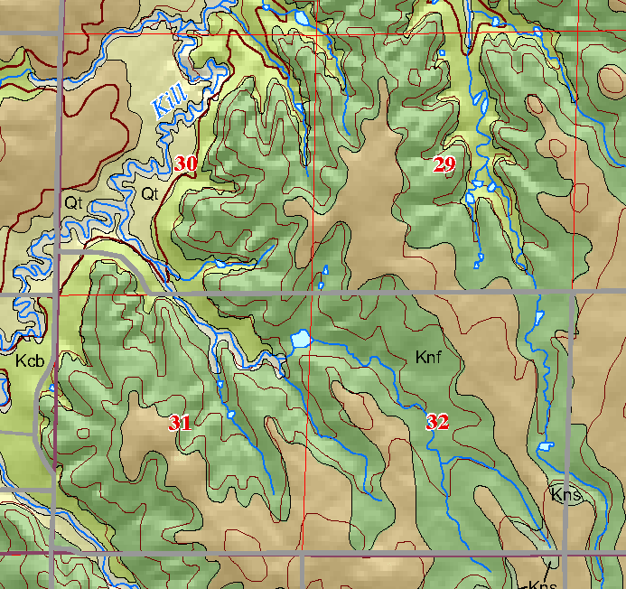 small geologic map