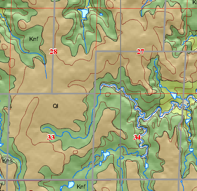 small geologic map