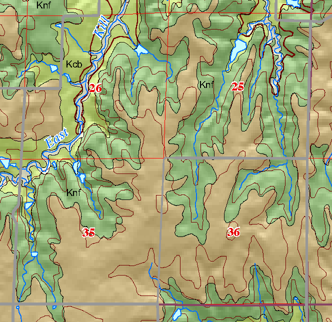 small geologic map