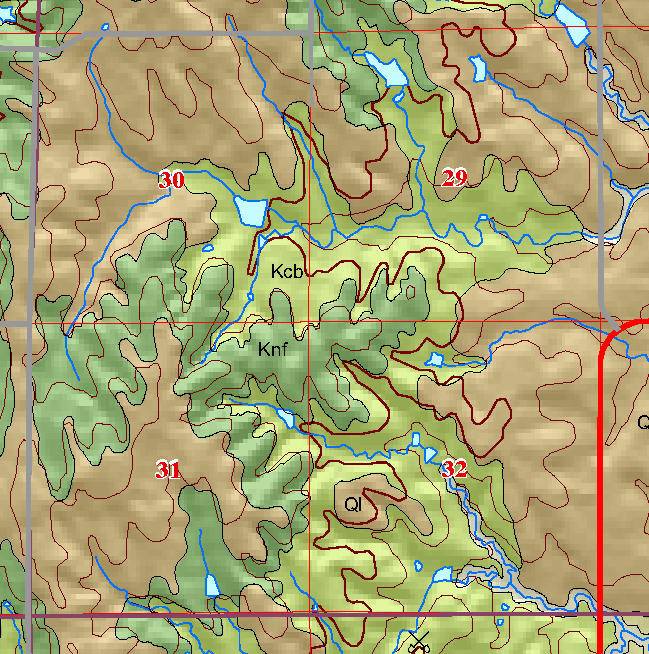 small geologic map