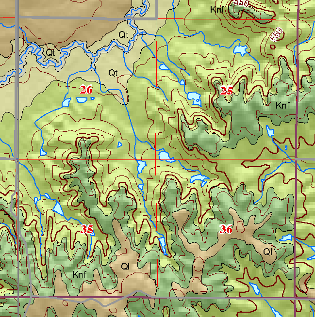 small geologic map