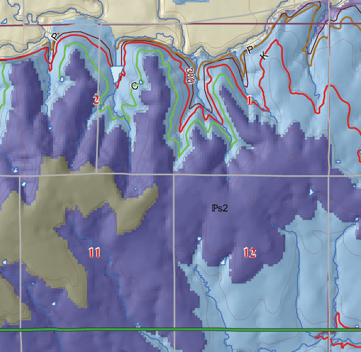 small geologic map