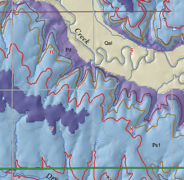 small geologic map