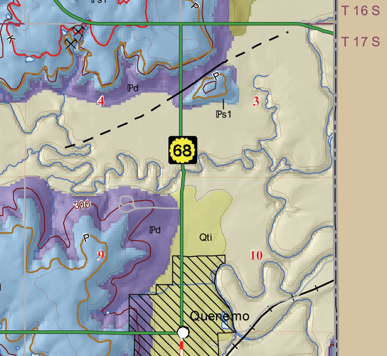 small geologic map