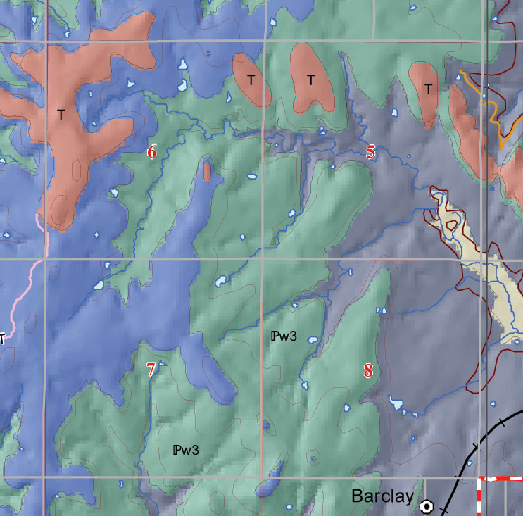 small geologic map