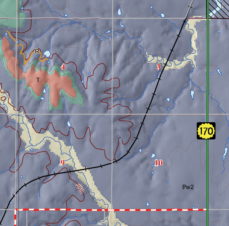 small geologic map