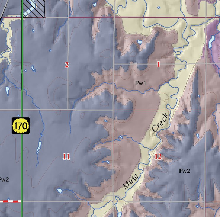 small geologic map