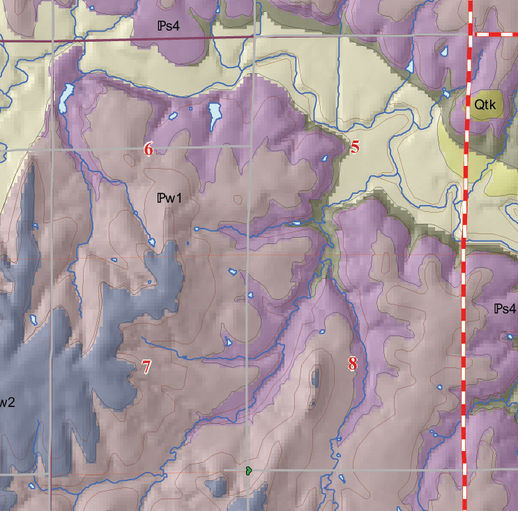 small geologic map