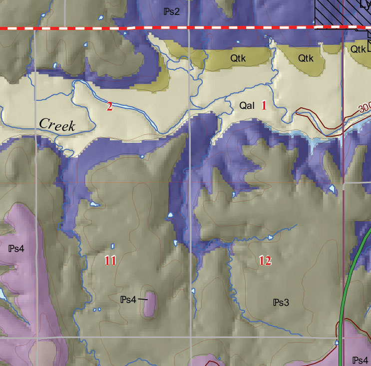 small geologic map