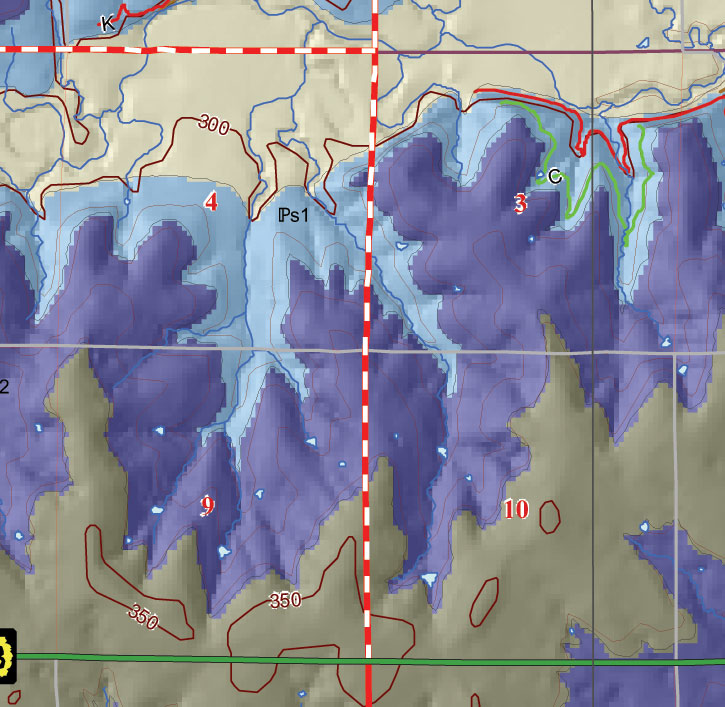 small geologic map