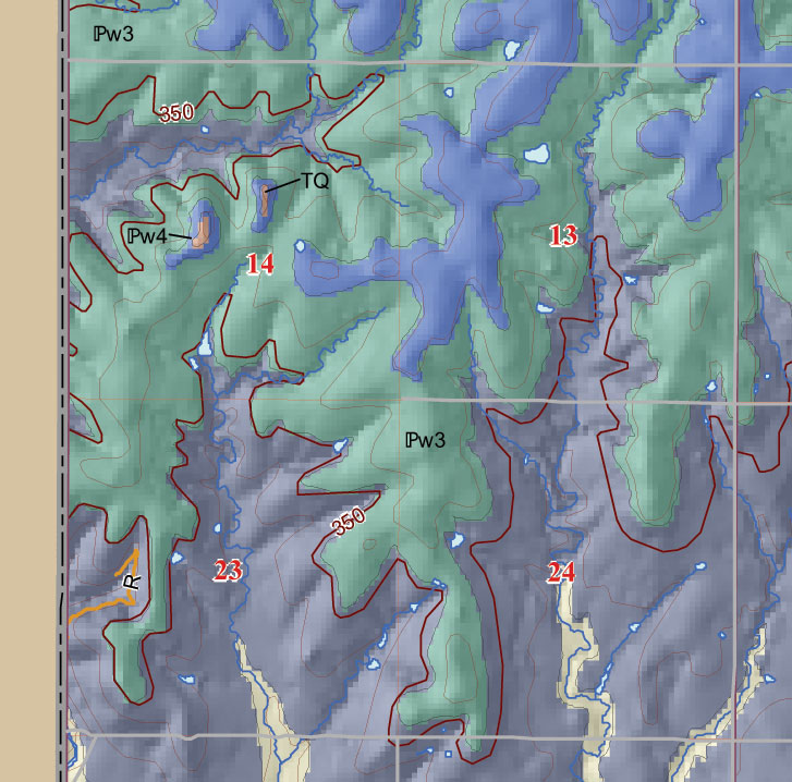 small geologic map