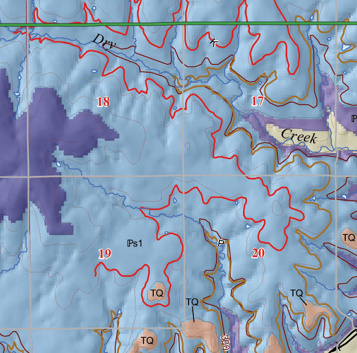 small geologic map